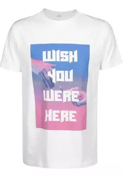 Футболка с принтом Mister Tee, белая