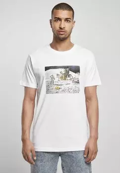 Футболка с принтом Mister Tee, белая