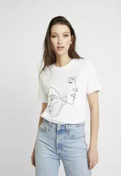 Футболка с принтом Mister Tee, белый