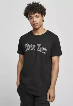 Футболка с принтом Mister Tee, черный