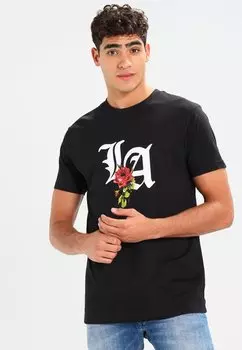 Футболка с принтом Mister Tee, черный