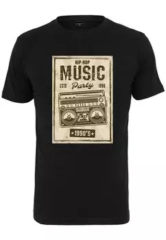 Футболка с принтом Mister Tee, черный