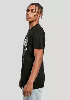 Футболка с принтом Mister Tee, черный