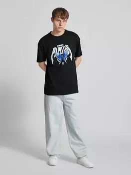 Футболка с принтом Mister Tee, черный