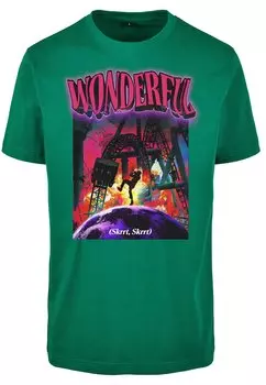 Футболка с принтом Mister Tee, темно-зеленый