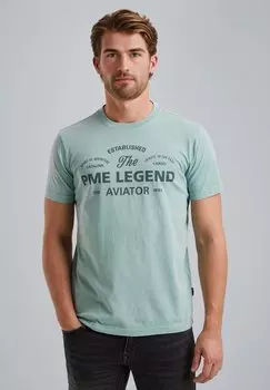 Футболка с принтом MIT ARTWORK PME Legend, бирюзовый