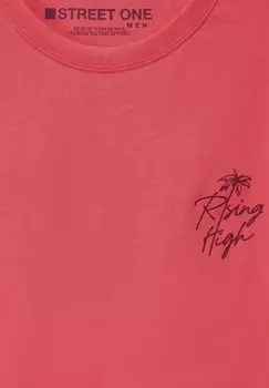 Футболка с принтом MIT BRUST Street One MEN, коралл