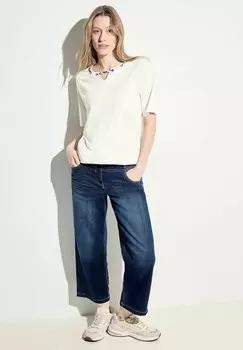 Футболка с принтом MIT DETAIL Cecil, кремовый