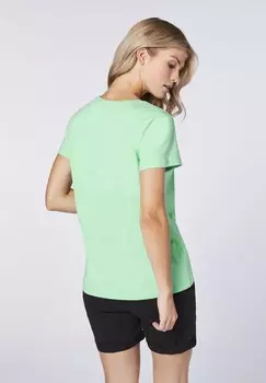 Футболка с принтом MIT FARBENFROHEM FRONT Chiemsee, зеленый