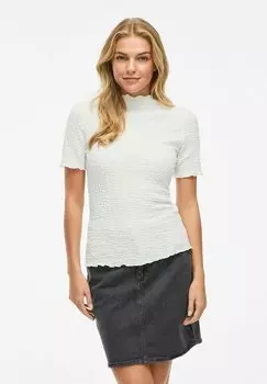 Футболка с принтом MIT KURZEN RMELN - Blouse VILA, белый