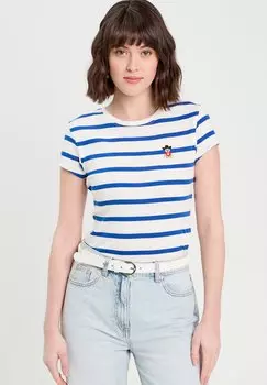 Футболка с принтом MIT KURZEN RMELN Cache Cache, синий