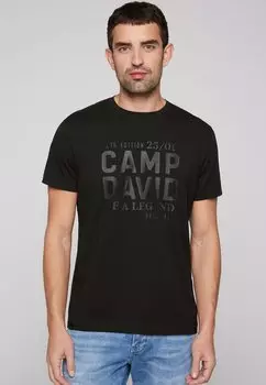 Футболка с принтом MIT LOGO Camp David, цвет black