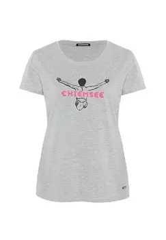 Футболка с принтом MIT LOGO Chiemsee, светло-серый