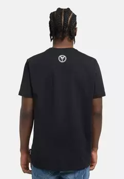 Футболка с принтом Mit Logo Di Comun Carlo Colucci, черный