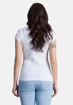 Футболка с принтом MIT MOTIV I LOVE YOU M.M.C., белый