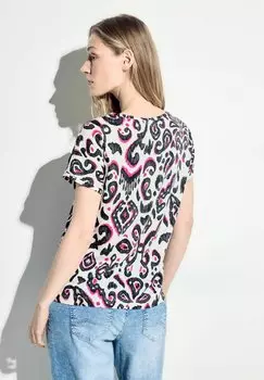 Футболка с принтом Mit Print Cecil, черный