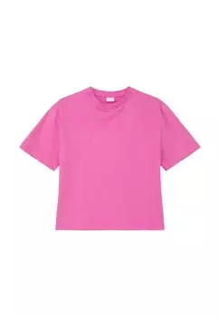 Футболка с принтом MIT RCKENPRINT s.Oliver, цвет pink