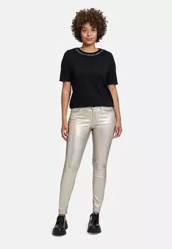 Футболка с принтом MIT RUNDHALSAUSSCHNITT Cartoon, черный