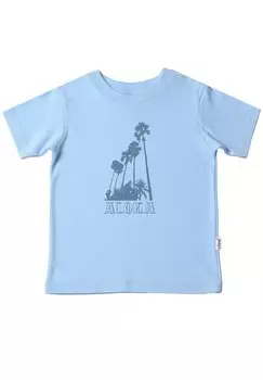 Футболка с принтом MIT SOMMERLICHEM Liliput, цвет hellblau