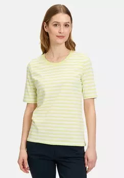 Футболка с принтом MIT STREIFEN Betty Barclay, зеленый