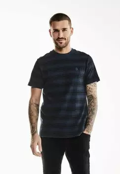 Футболка с принтом MIT STREIFEN OPTIK Street One MEN, цвет blau