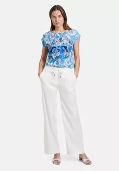 Футболка с принтом MIT STRUKTUR Betty Barclay, синий