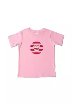 Футболка с принтом MIT TOLLEM FRONT Liliput, цвет rosa