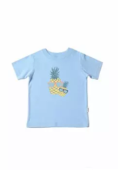 Футболка с принтом MIT WITZIGEM FRONTPRINT Liliput, цвет hellblau