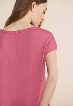 Футболка с принтом MIT WORDING Street One, цвет Mottled Light Pink