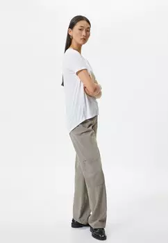 Футболка с принтом MIX CREW NECK SHORT SLEEVE Koton, белый