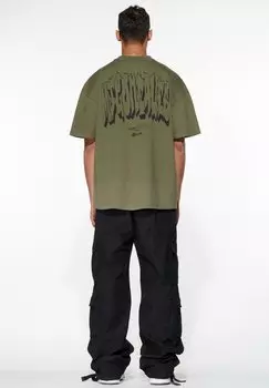 Футболка с принтом MJ Gonzales, оливковый