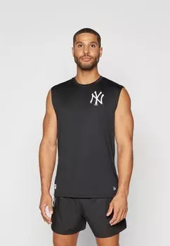 Футболка с принтом MLB NEW YORK YANKEES SLEEVELESS TEE New Era, черный