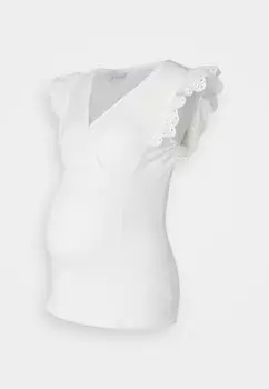 Футболка с принтом MLMAYA TESS MAMALICIOUS, белый