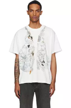 Футболка с принтом Mm6 Maison Margiela, белый