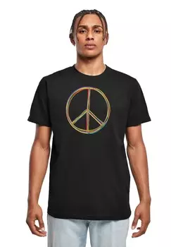 Футболка с принтом MNNER PEACE Merchcode, черный