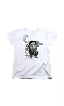 Футболка с принтом MOANA MAUI Disney, белый