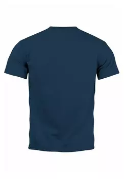 Футболка с принтом MOIN TOTENKOPF ANKER PRINT MOTIV Neverless, темно-синий