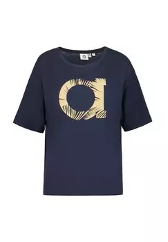 Футболка с принтом MONTELLA Torstai, цвет dunkel blau