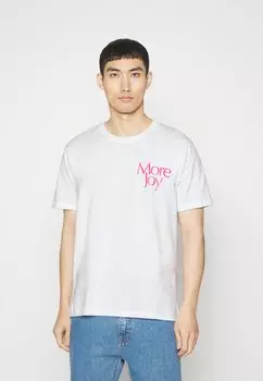 Футболка с принтом More Joy, белый