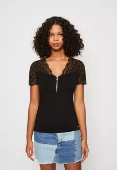 Футболка с принтом Morgan, черный