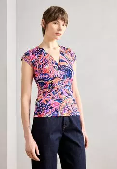 Футболка с принтом Morgan, мультиколор