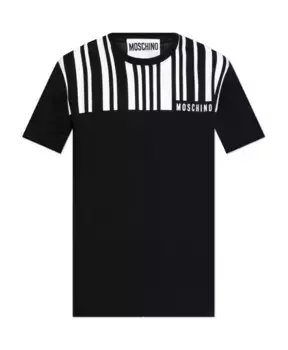 Футболка с принтом Moschino, черный