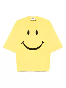 Футболка с принтом Moschino, желтый