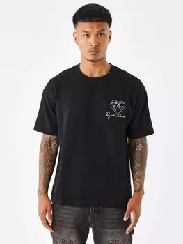 Футболка с принтом MOTIF COEURMONDE Project X Paris, черный