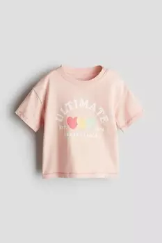 Футболка с принтом-мотивом H&M, мультиколор