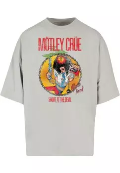 Футболка с принтом MOTLEY CRUE ALLISTER FIEND SATD TOUR HUGE TEE Merchcode, цвет lightasphalt