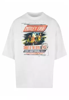Футболка с принтом MOTLEY CRUE SATD TOUR HUGE Merchcode, цвет white