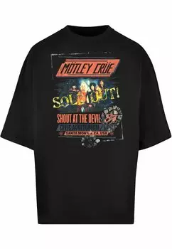 Футболка с принтом MOTLEY CRUE SATD TOUR HUGE Merchcode, цвет black