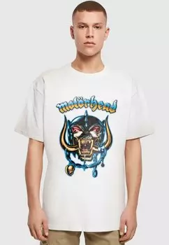 Футболка с принтом MOTORHEAD Merchcode, белый