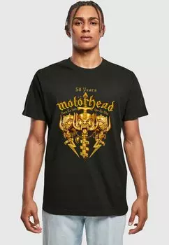 Футболка с принтом MOTORHEAD Merchcode, черный